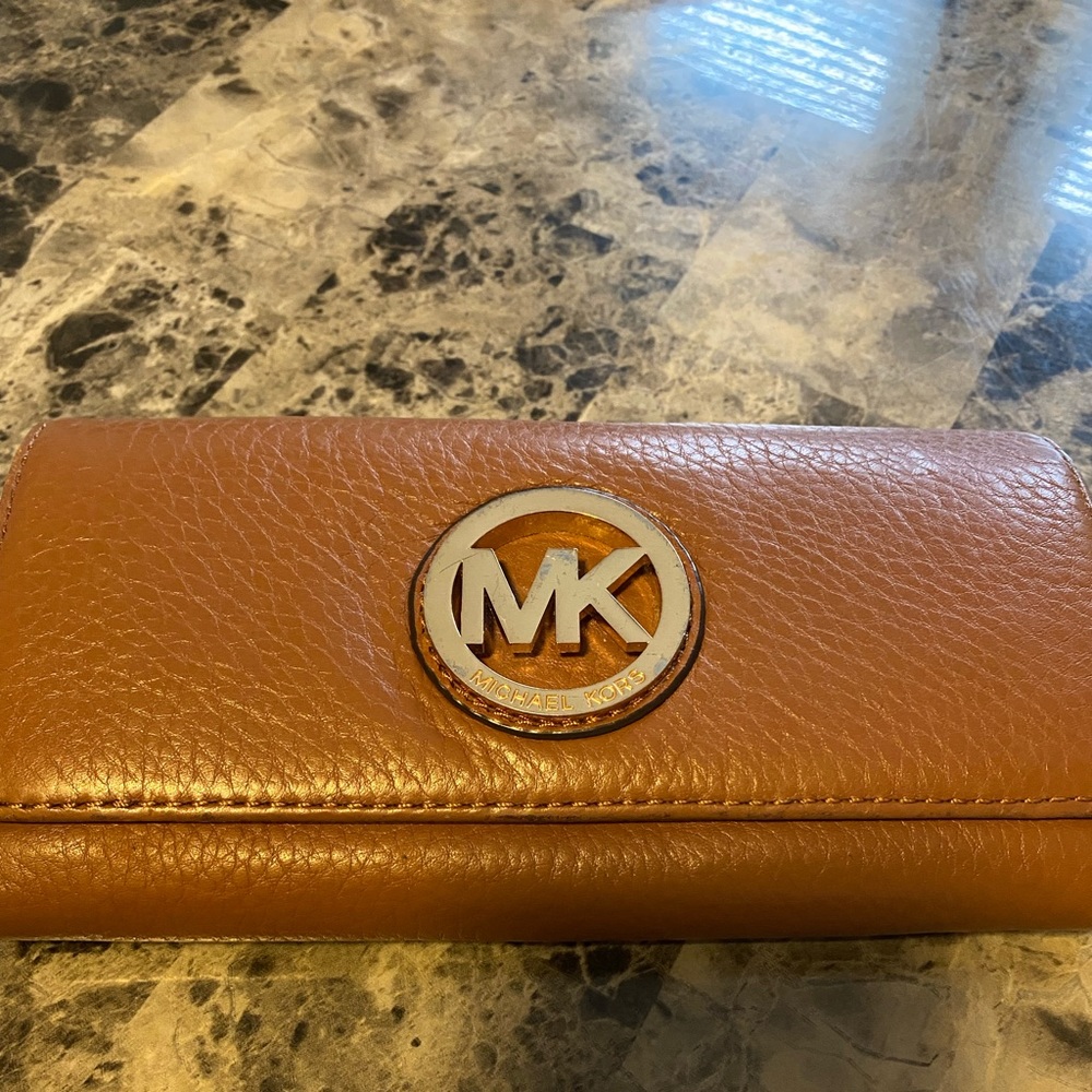 Michael Kors large leather wallet